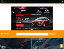 Tablet Screenshot of performancemazda.com